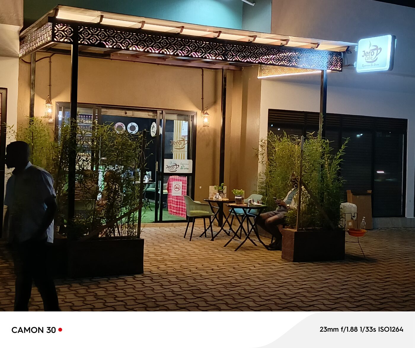 Jero Café storefront on Entebbe Road
